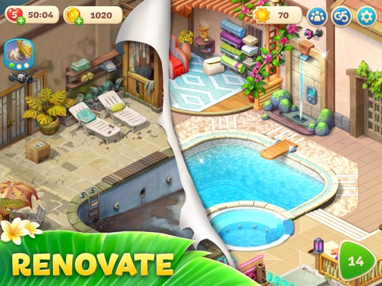 Hawaii Match-3 Mania® screenshot 2