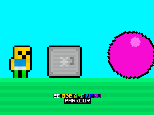 2D Obby Rainbow Parkour image