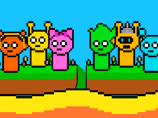Sprunki Lava Escape 2Player image